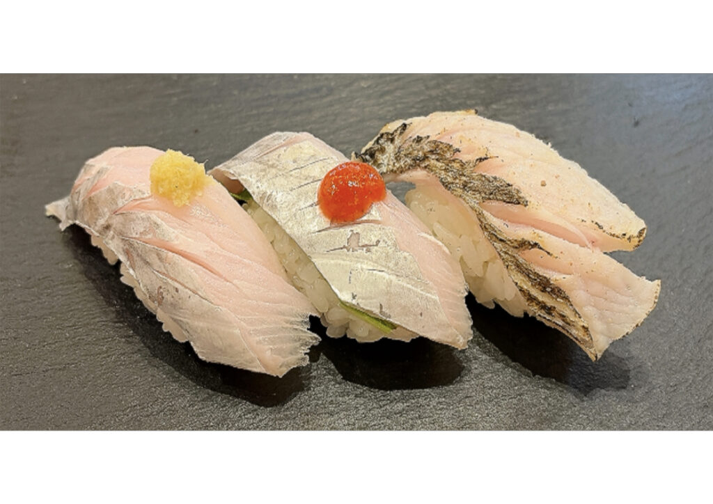 太刀魚食べ比べ(醤油・梅肉・岩塩炙り)