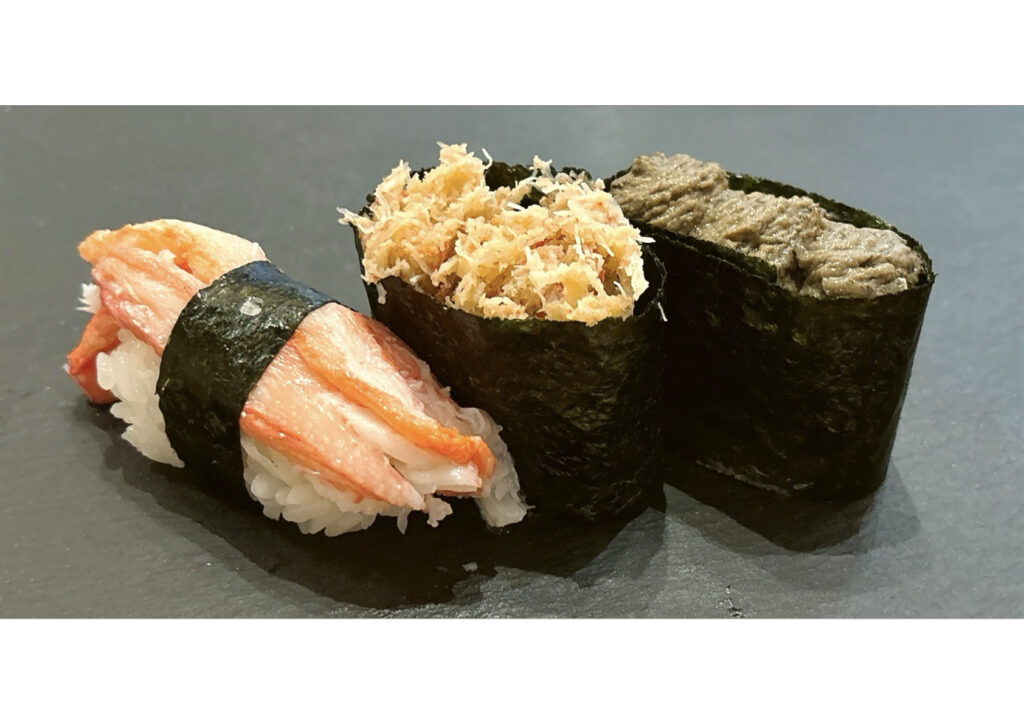 かに食べ比べ(紅ずわいがに・かにほぐし身・かに味噌)