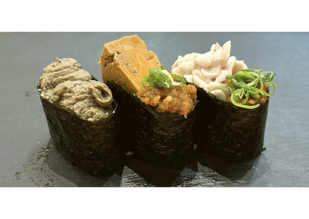 珍味三昧（かに味噌・あん肝・たら白子)